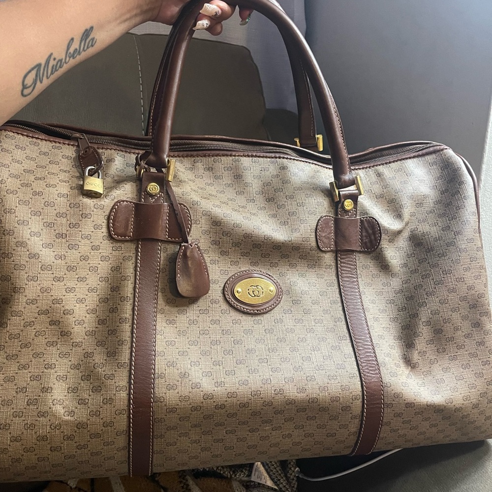 Vintage Micro GG Gucci Satchel